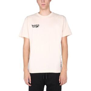 DISCLAIMER Graphic Print T-Shirt Men WHITE T-Shirts